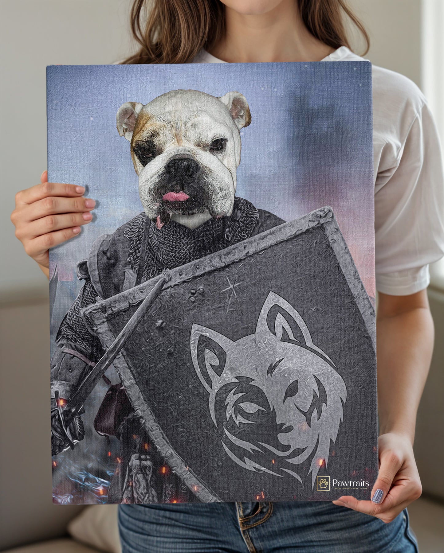 The Barkguard - Персонализиран портрет на канвас