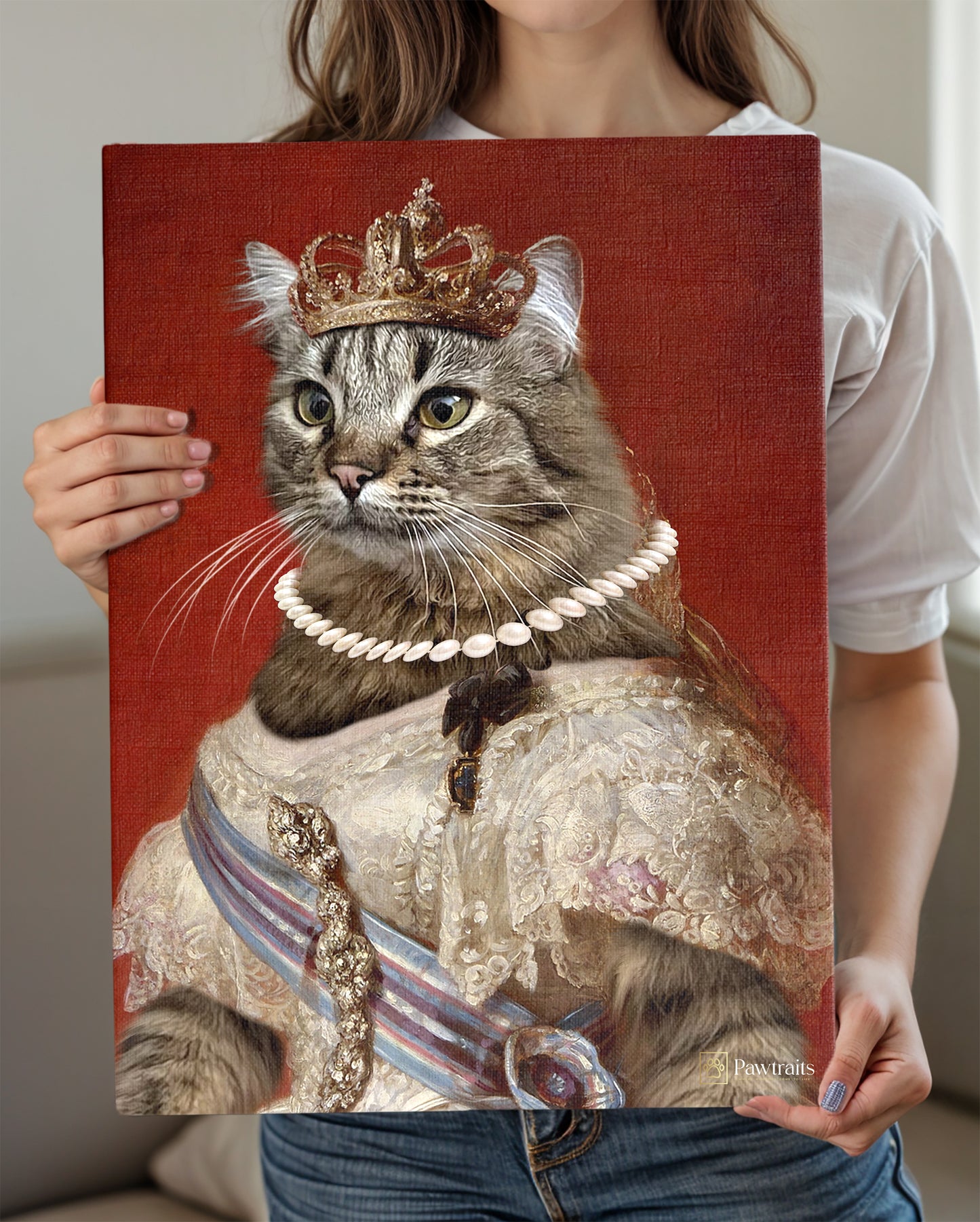 The Queen Elizabeth - Персонализиран портрет на канвас