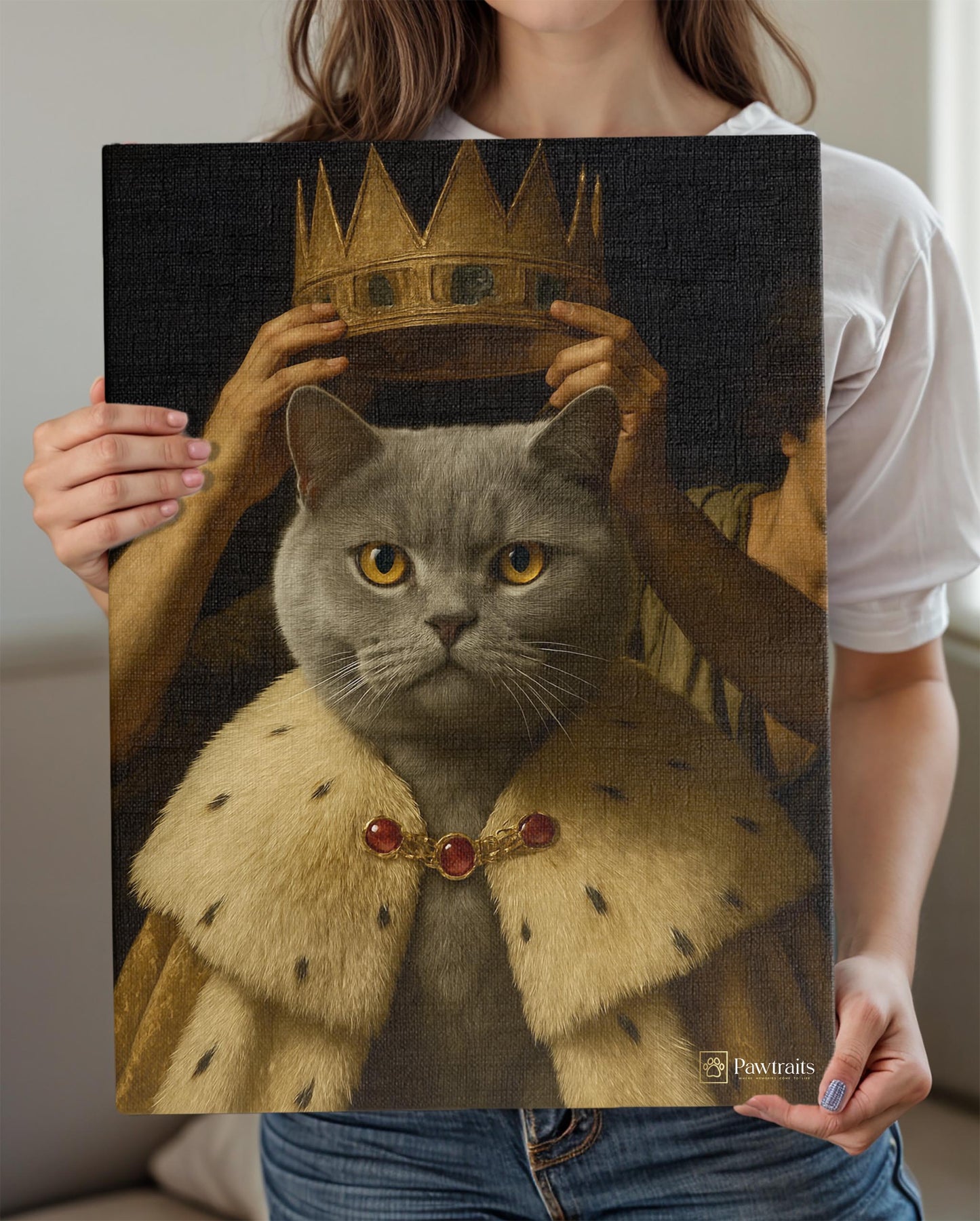 The Royal Majesty - Персонализиран портрет на канвас
