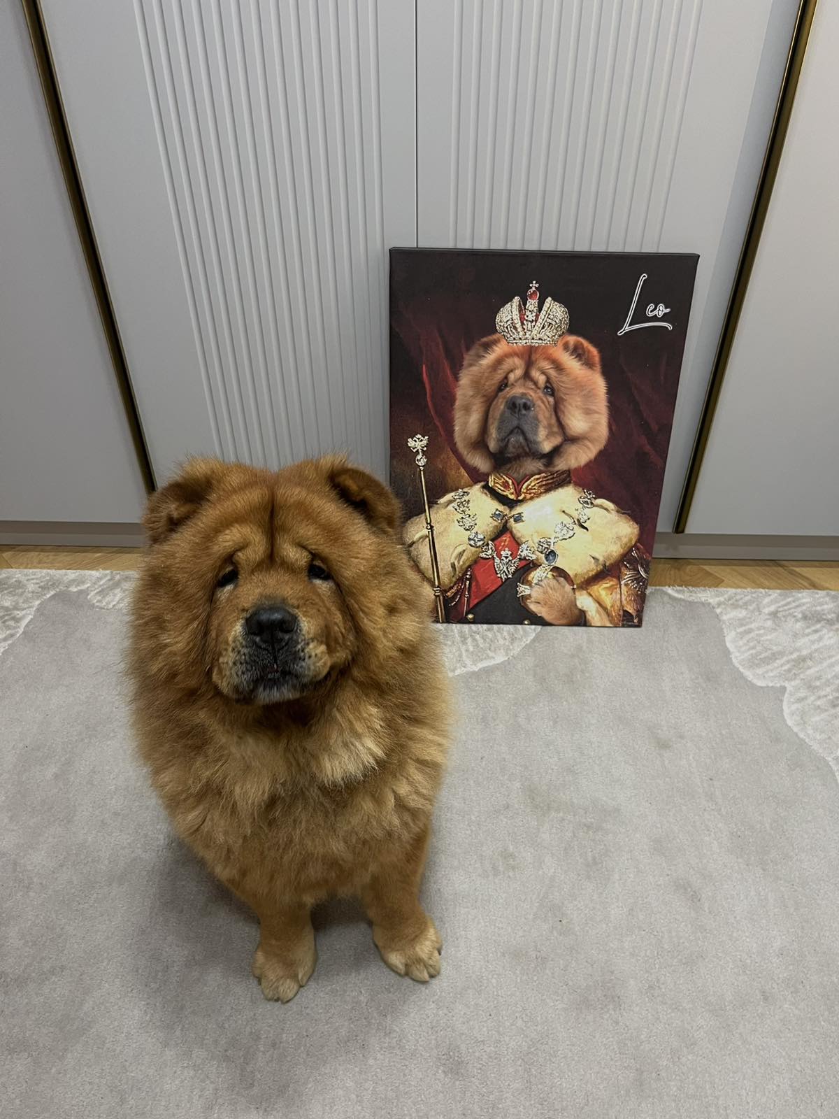 King Paw - Персонализиран портрет на канвас