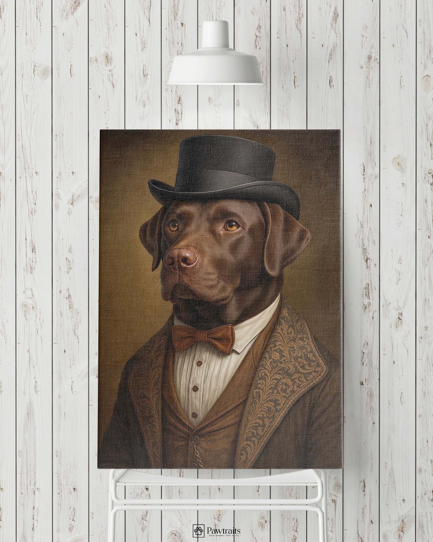 Lord Barkington - Персонализиран портрет на канвас