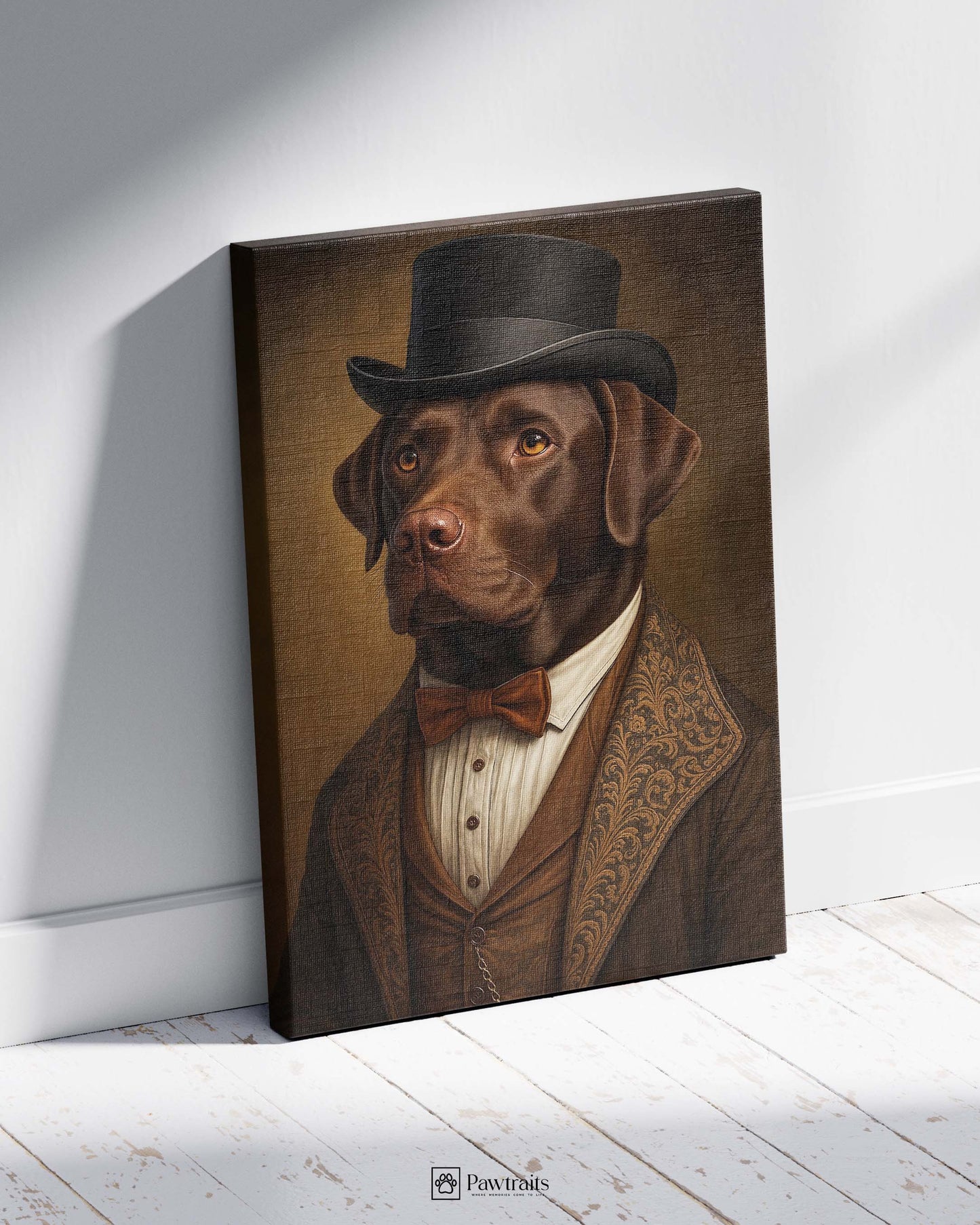Lord Barkington - Персонализиран портрет на канвас