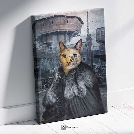 Fur of the Iron Throne - Персонализиран портрет на канвас