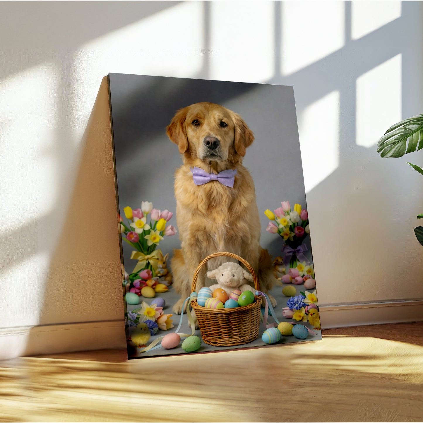 Easter Bloom - Персонализиран портрет на канвас