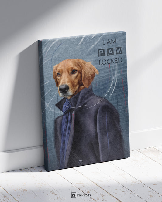 Sherlock Bones - Персонализиран портрет на канвас