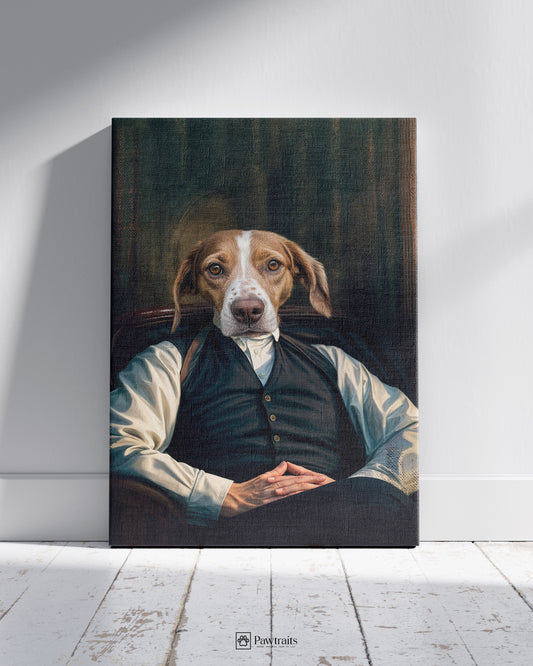 Thomas Bark Shelby - Персонализиран портрет на канвас
