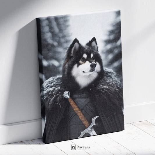 Frozen Fur - Персонализиран портрет на канвас