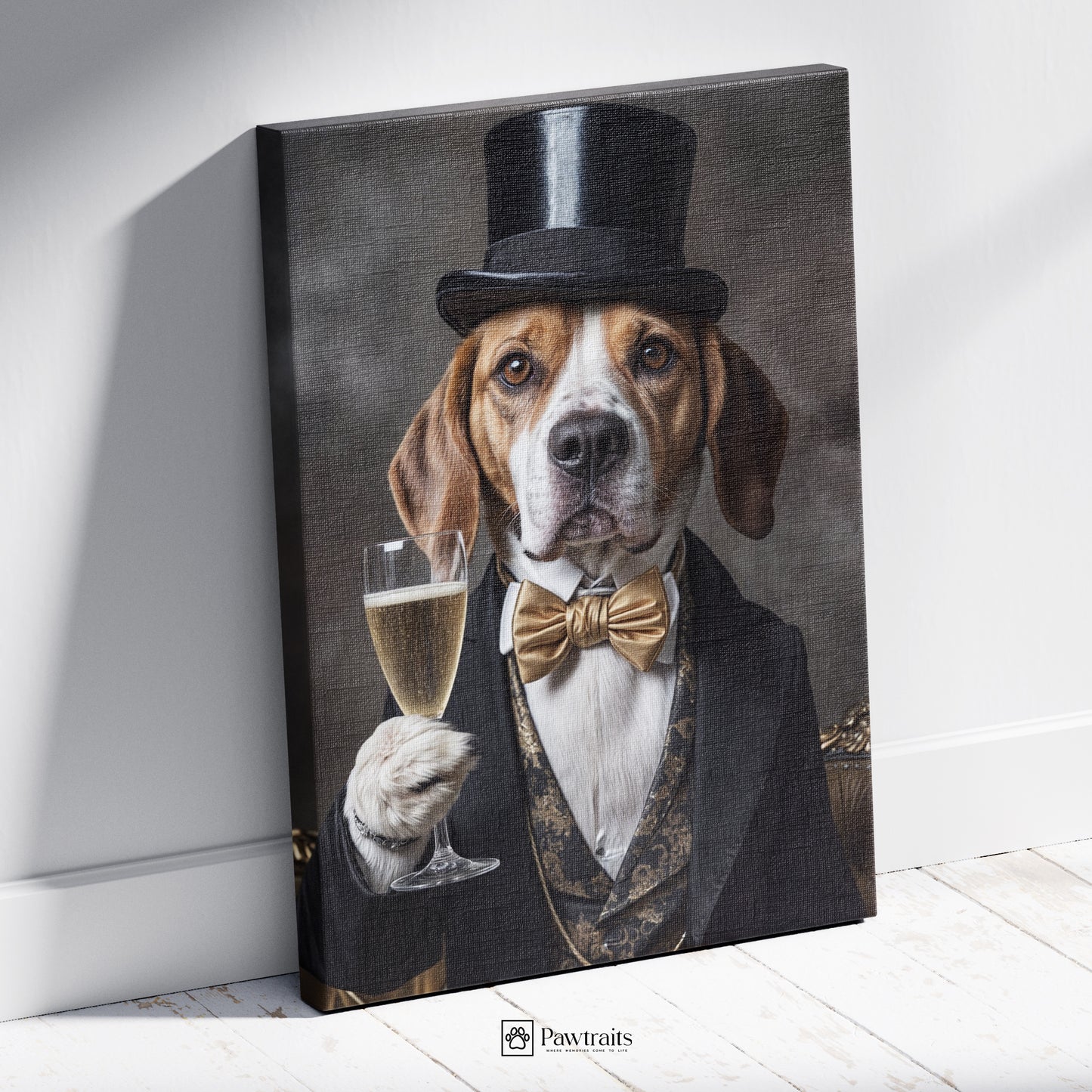 Sir Winston - Персонализиран портрет на канвас