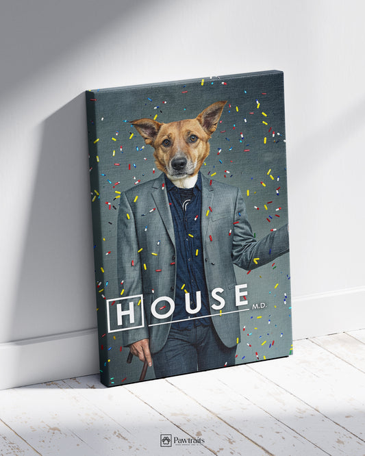House - Персонализиран портрет на канвас