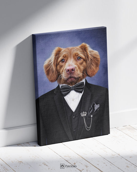 The Noble Pooch - Персонализиран портрет на канвас