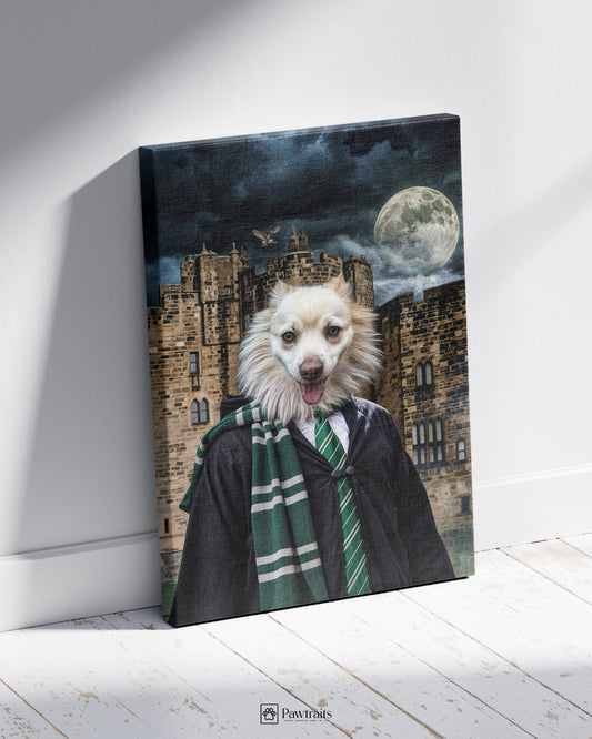 Barkwarts Wizard - Персонализиран портрет на канвас