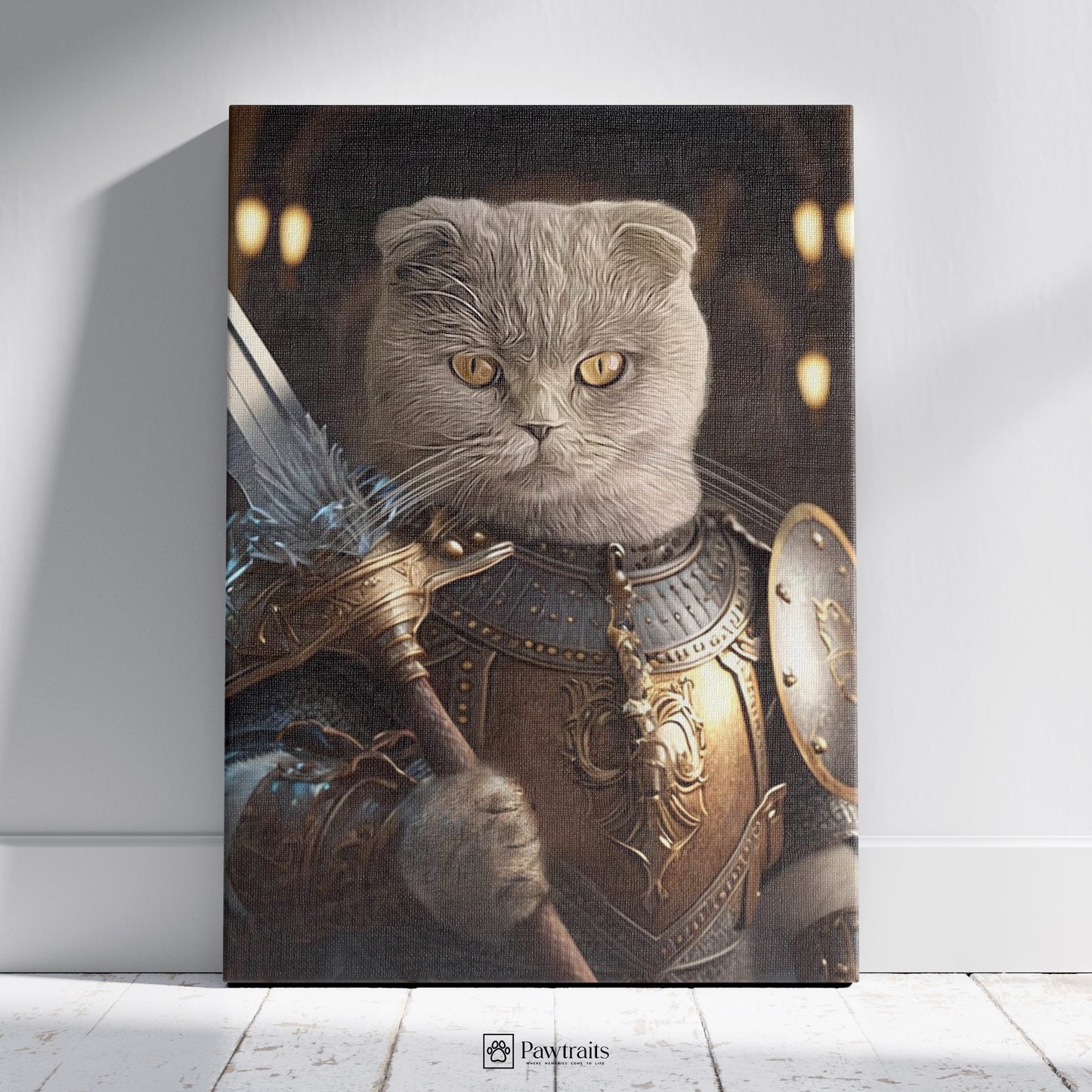 Majestic Guardian - Персонализиран портрет на канвас