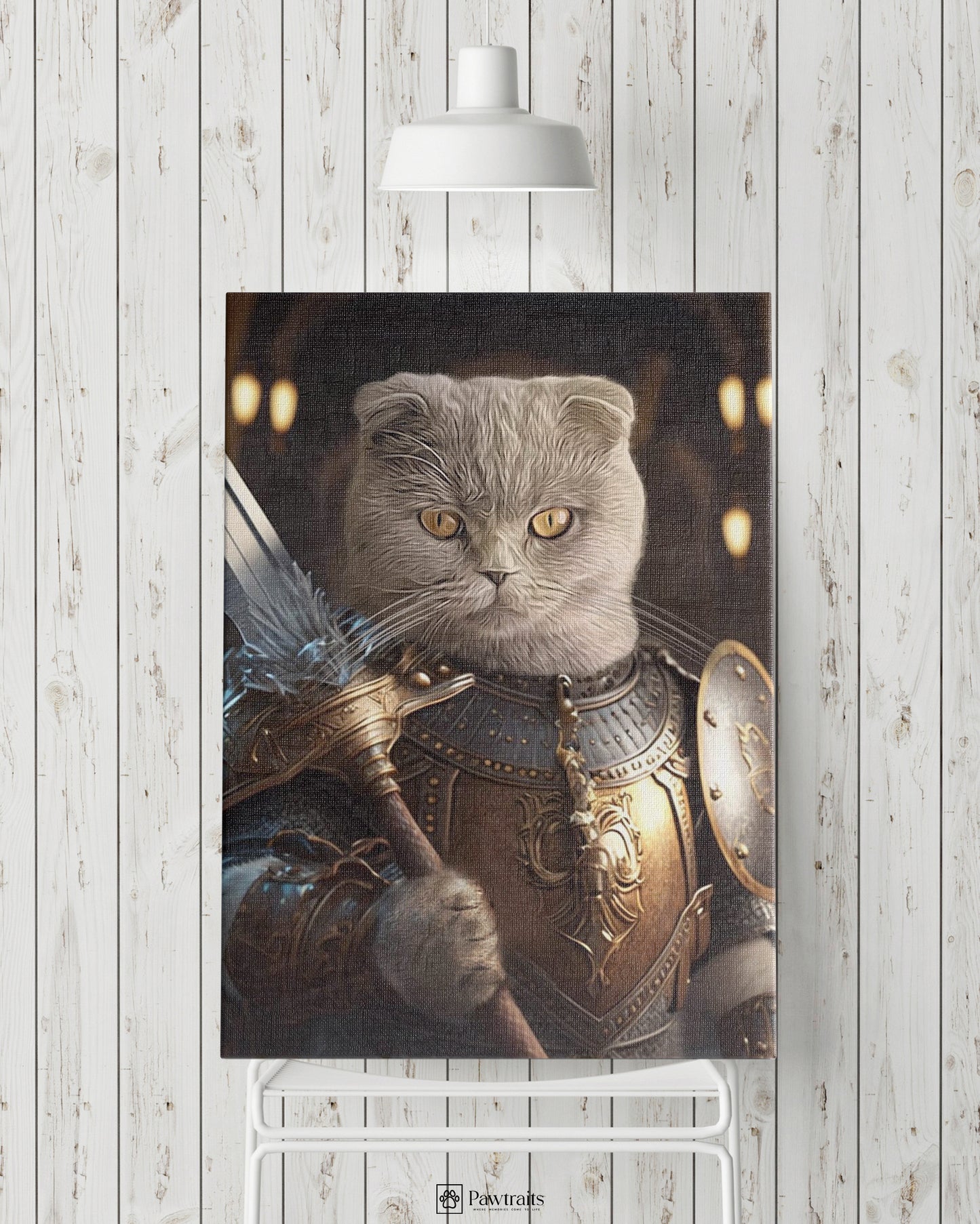 Majestic Guardian - Персонализиран портрет на канвас