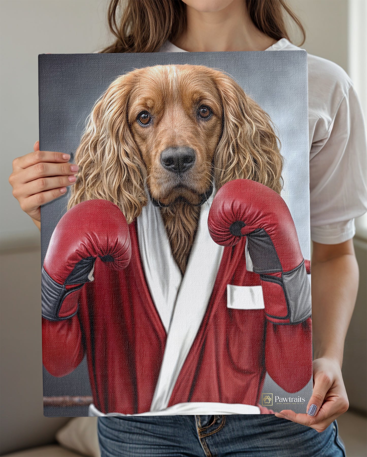 The Boxer - Персонализиран портрет на канвас