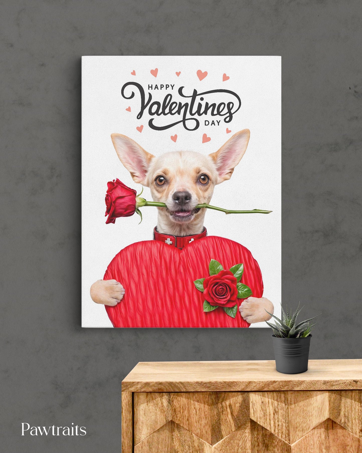 Valentine’s Magic - Персонализиран портрет на канвас