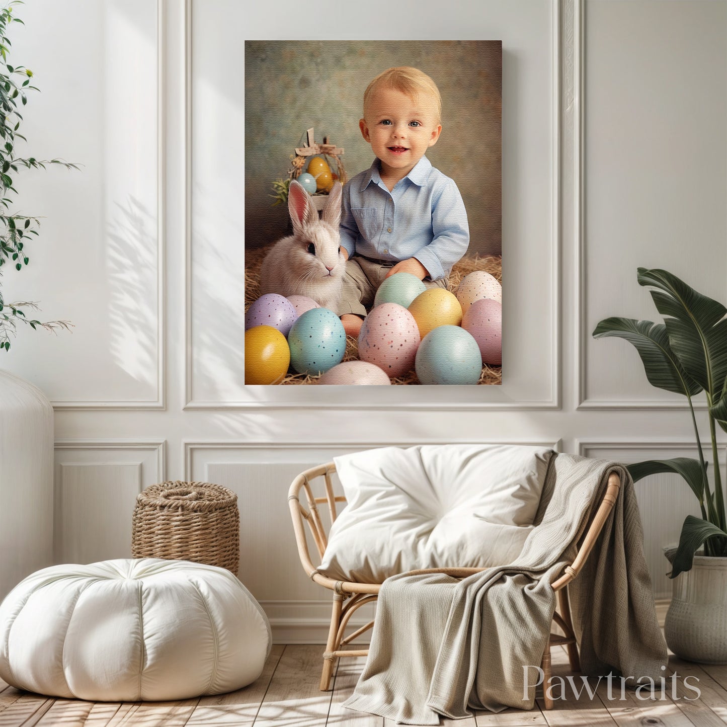 Easter Classic Portrait – Персонализиран детски портрет