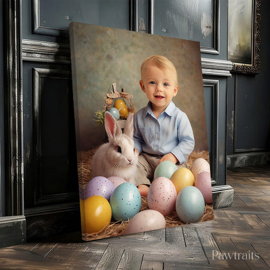 Easter Classic Portrait – Персонализиран детски портрет