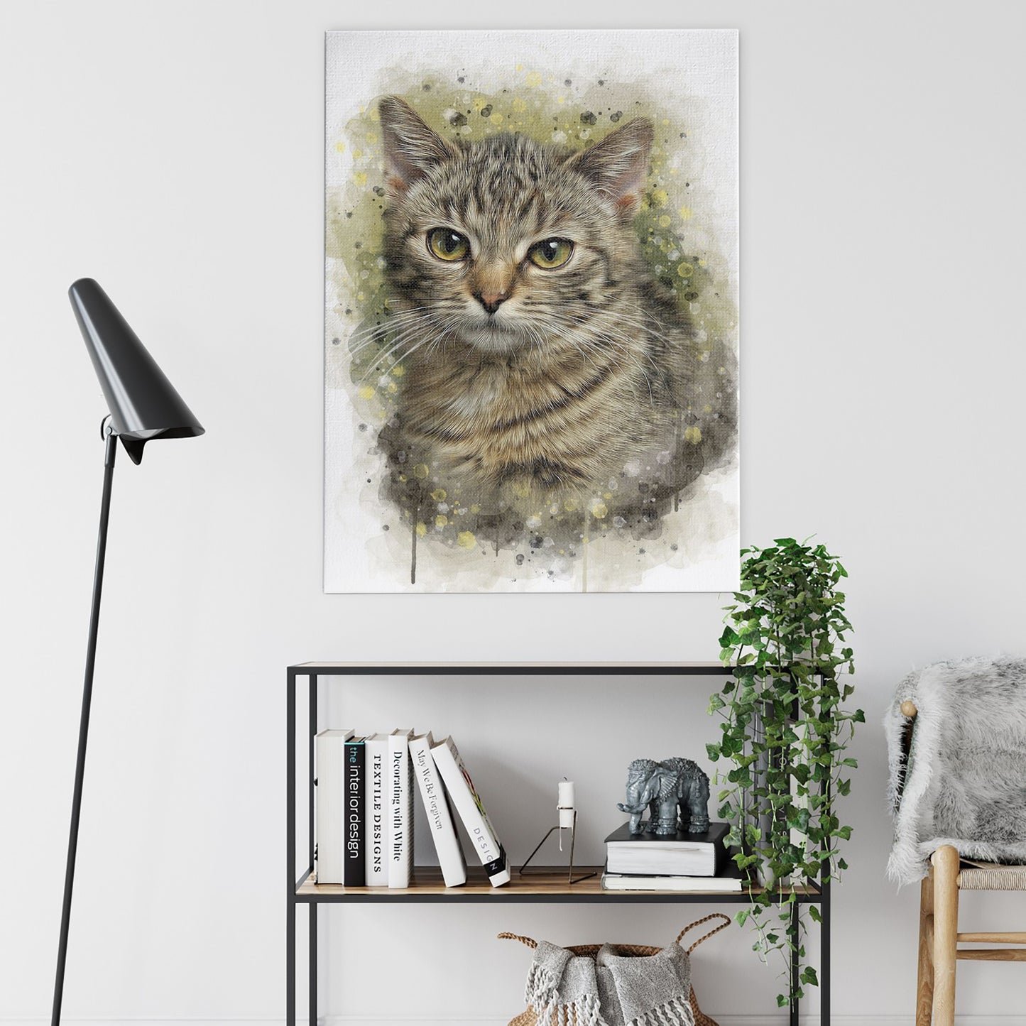 Watercolor - Персонализиран портрет на канвас