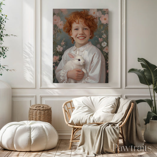 Spring Blossom Portrait – Персонализиран детски портрет