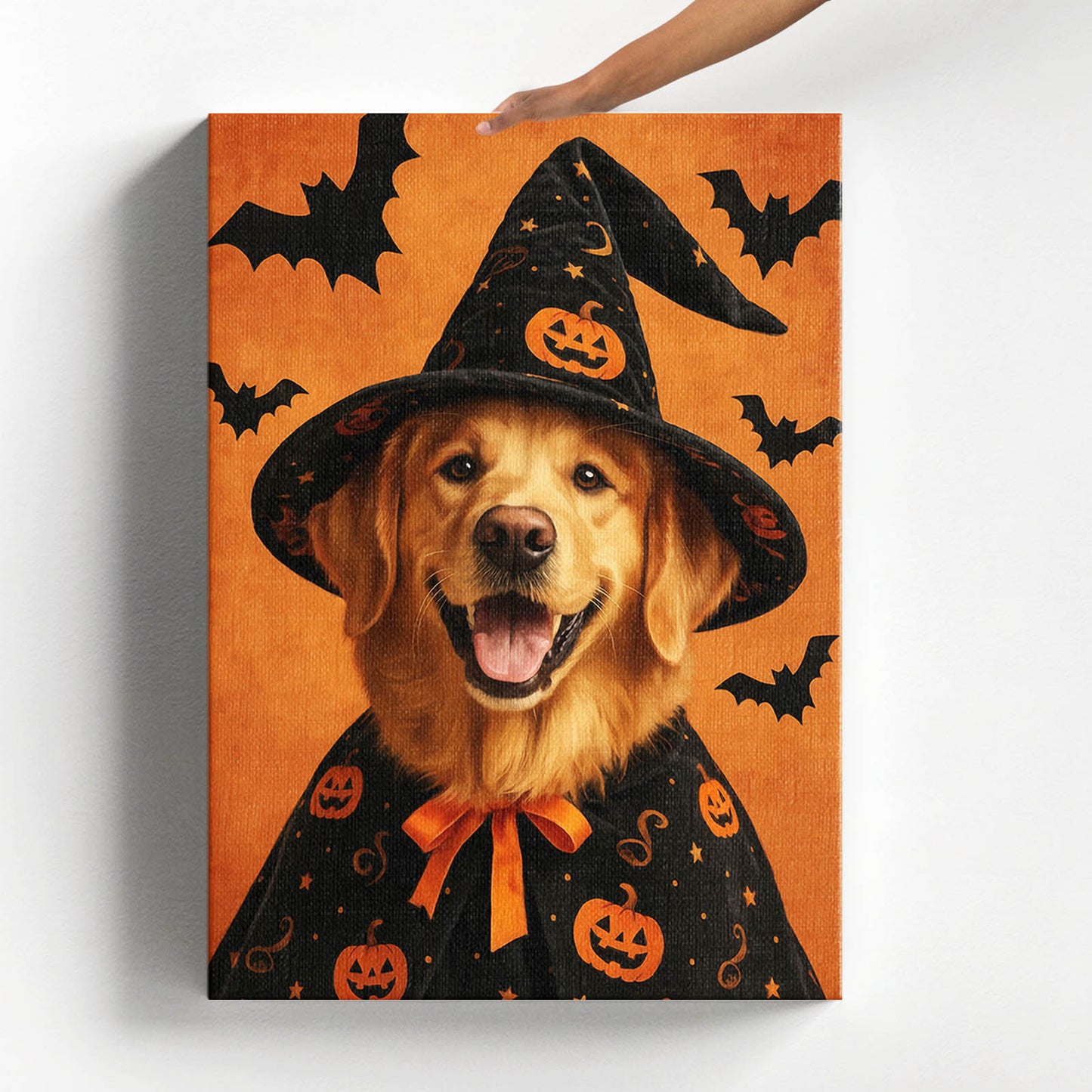 Pumpkin Wizard - Персонализиран портрет на канвас