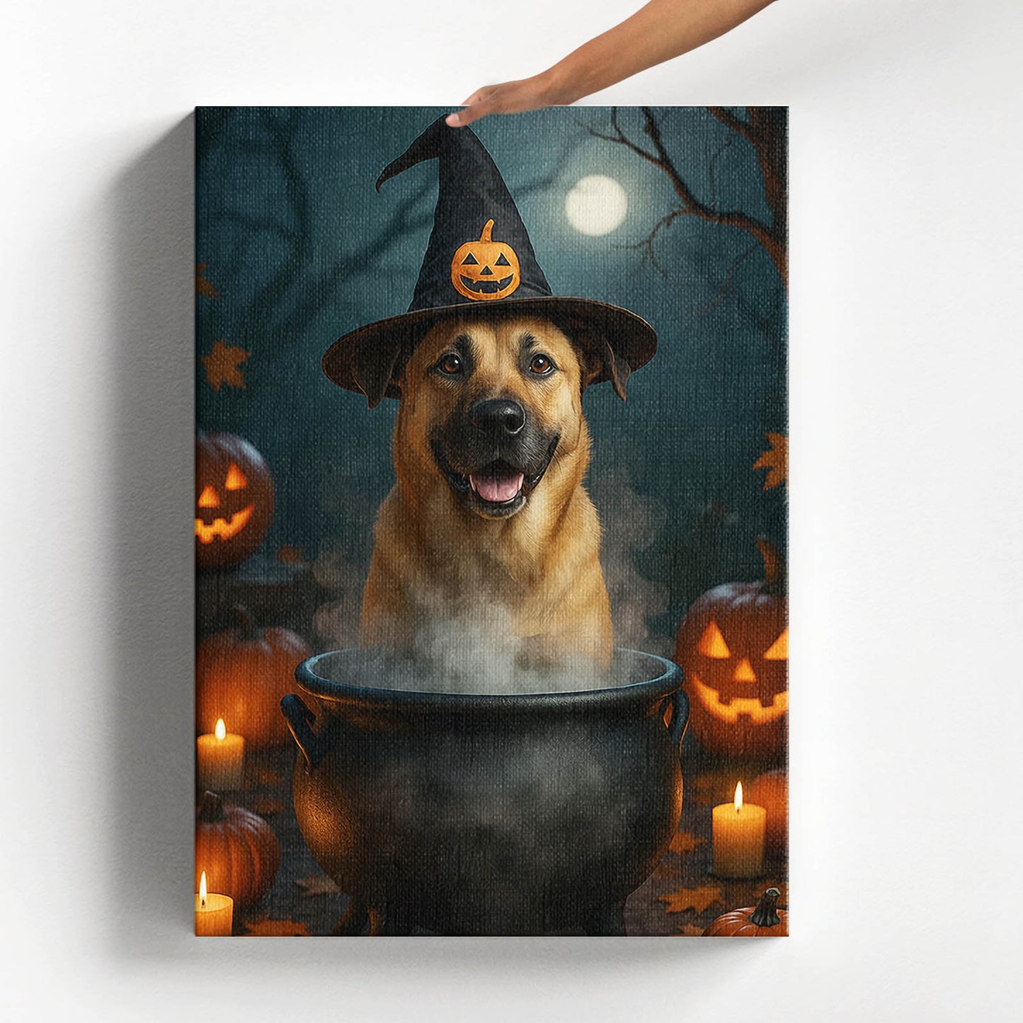 The Brewmaster Pup - Персонализиран портрет на канвас