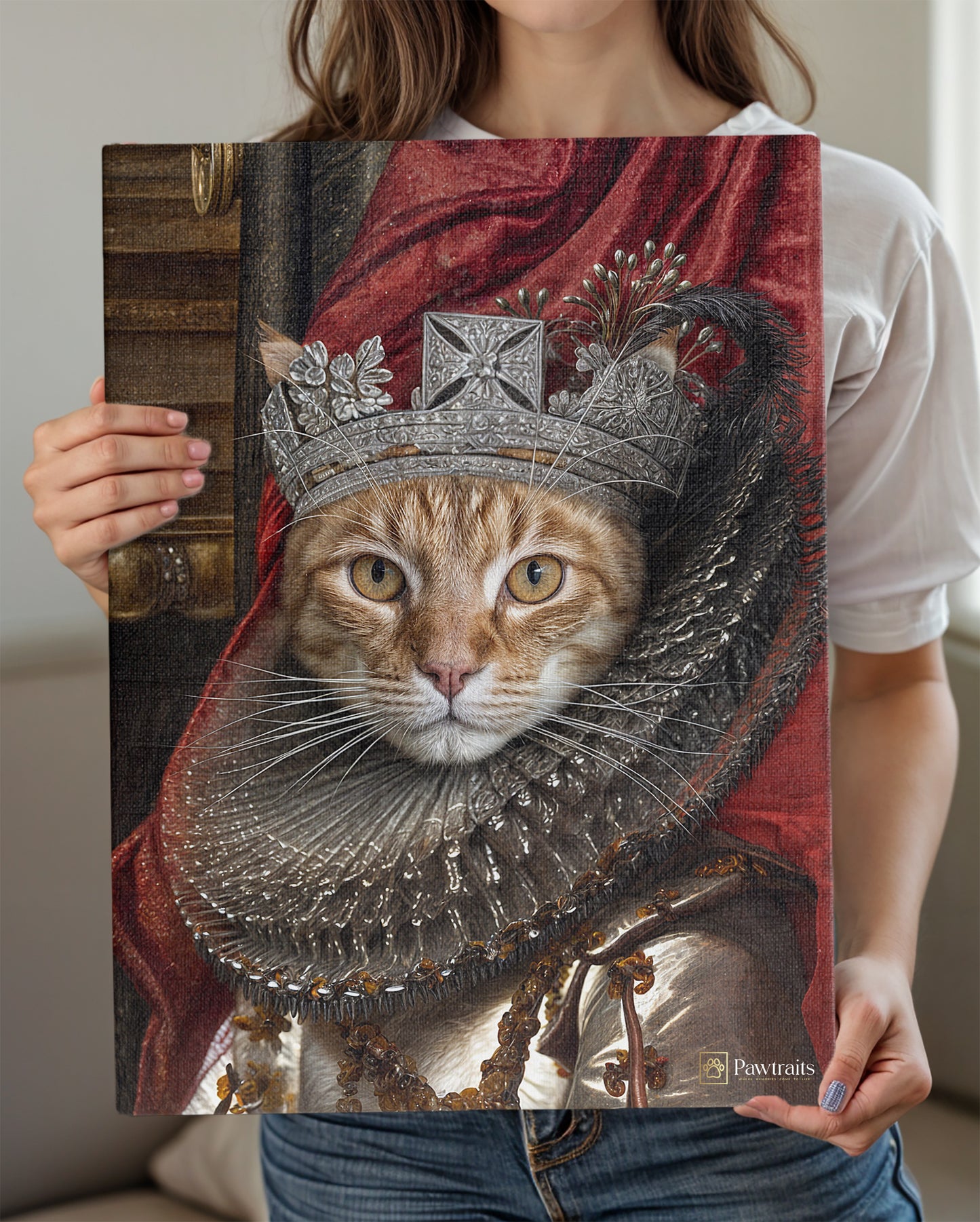 The Royal Queen - Персонализиран портрет на канвас
