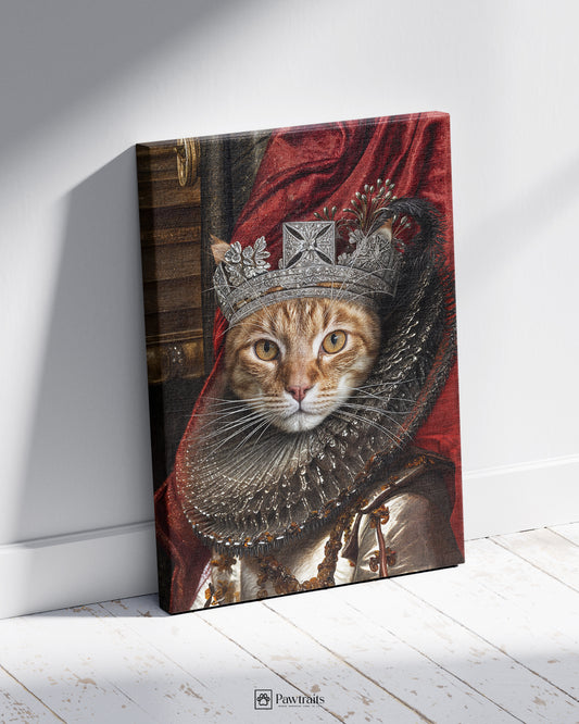 The Royal Queen - Персонализиран портрет на канвас
