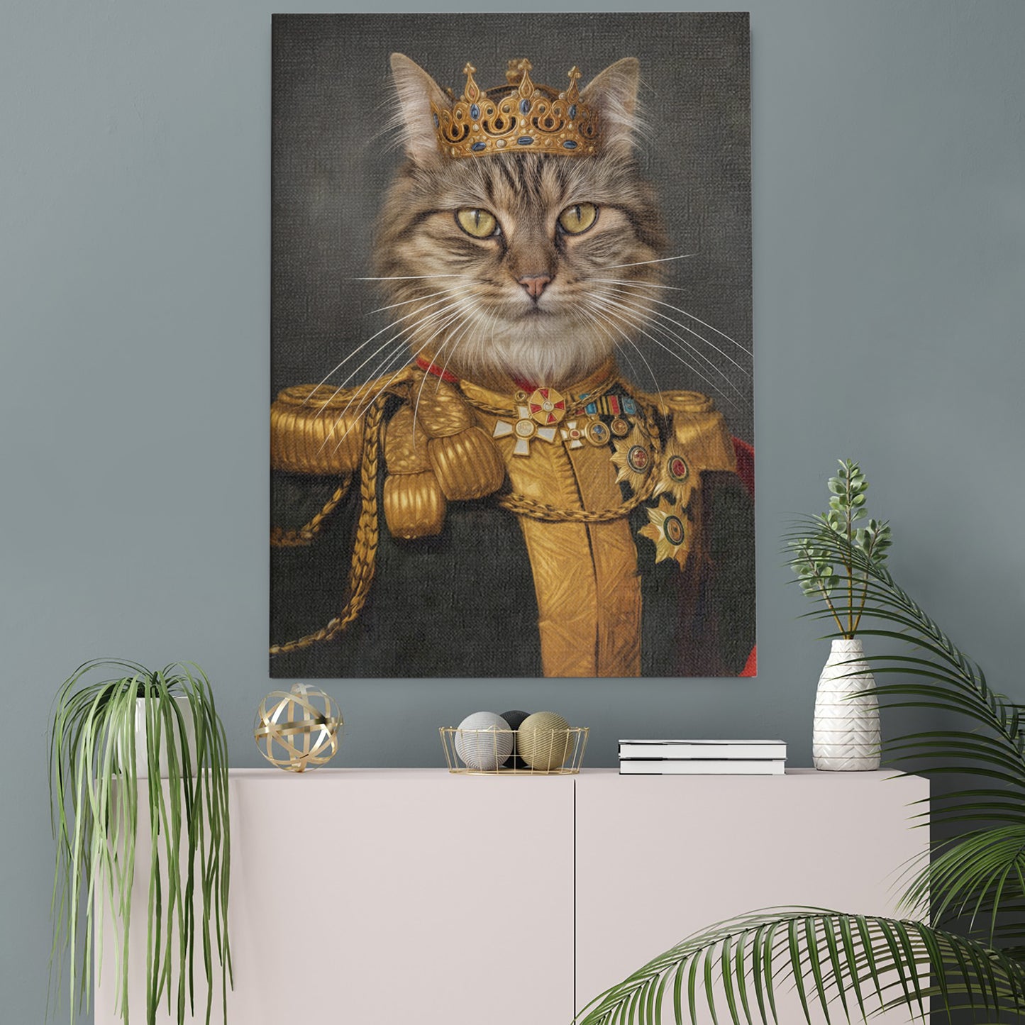 Royal Protector - Персонализиран портрет на канвас