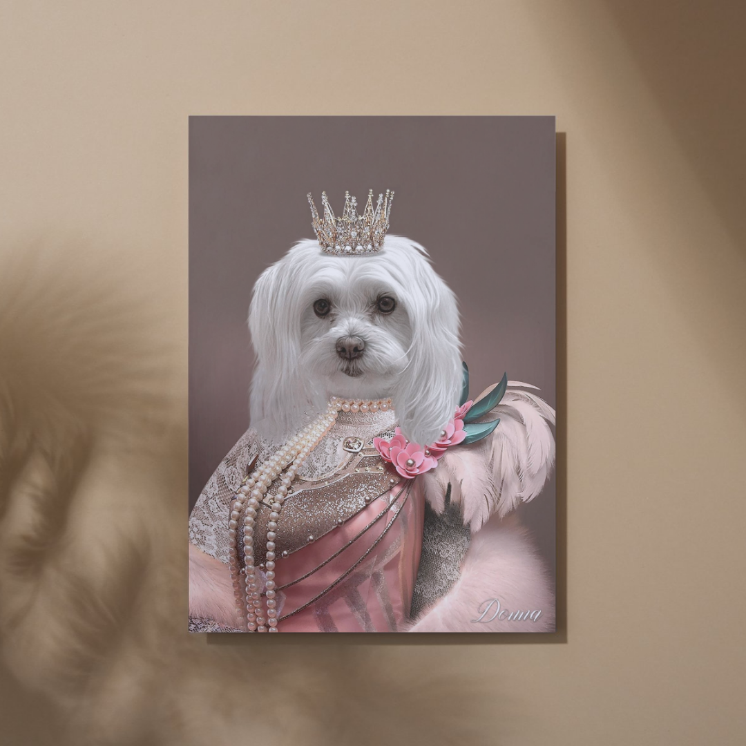 Princess Pearl - Персонализиран портрет на канвас