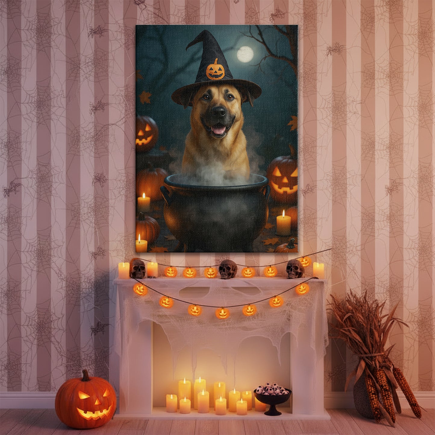 The Brewmaster Pup - Персонализиран портрет на канвас