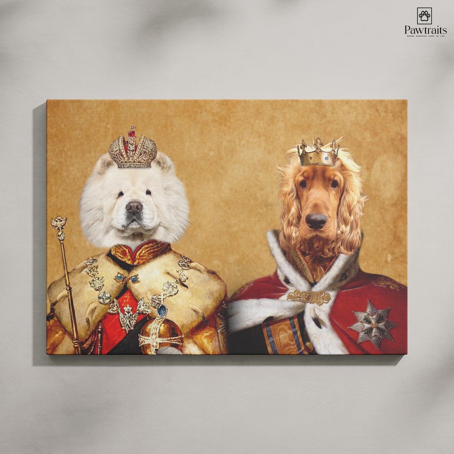 The Mighty Monarchs - Персонализиран портрет за миленици