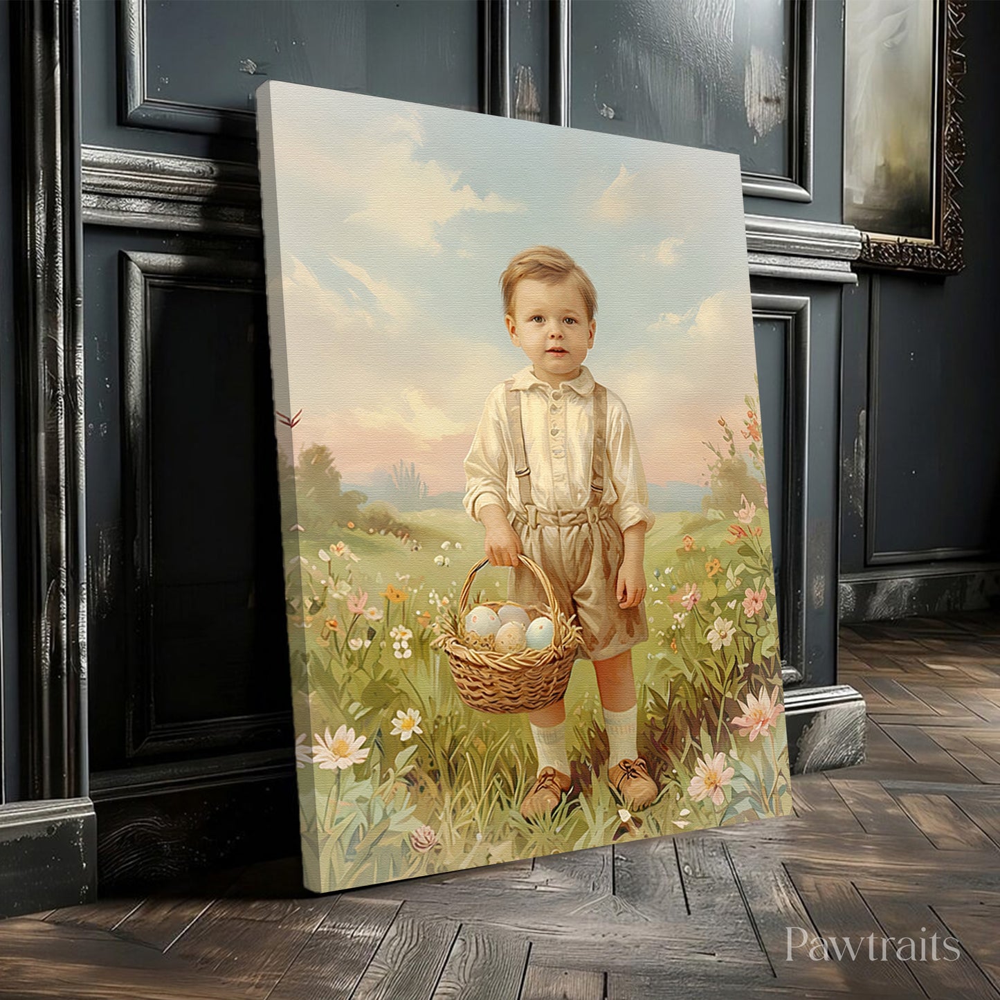 Little Meadow Explorer – Персонализиран детски портрет