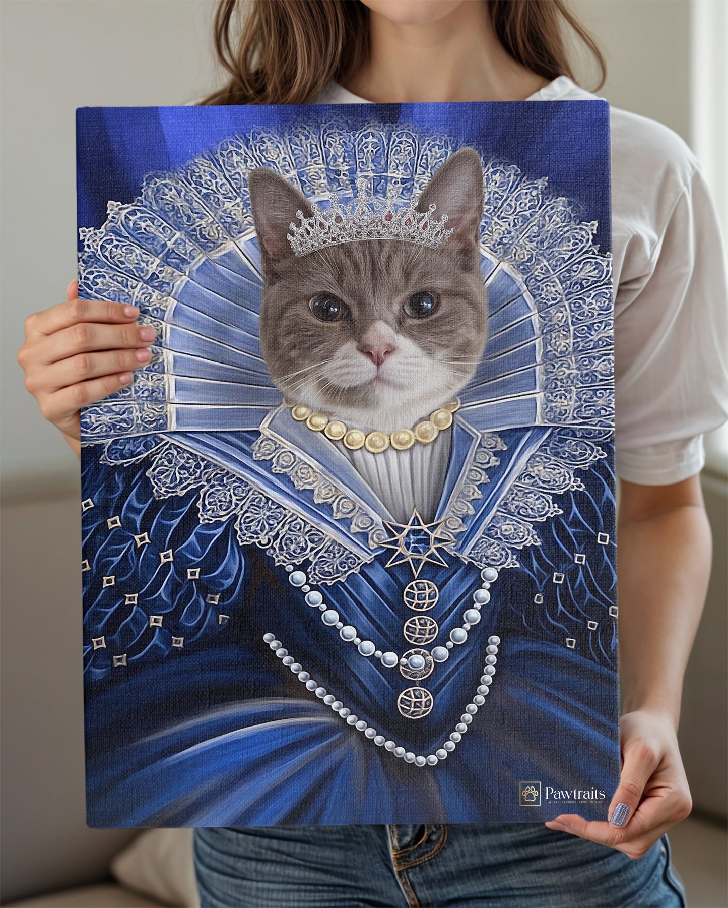 The Gorgeous Queen - Персонализиран портрет на канвас