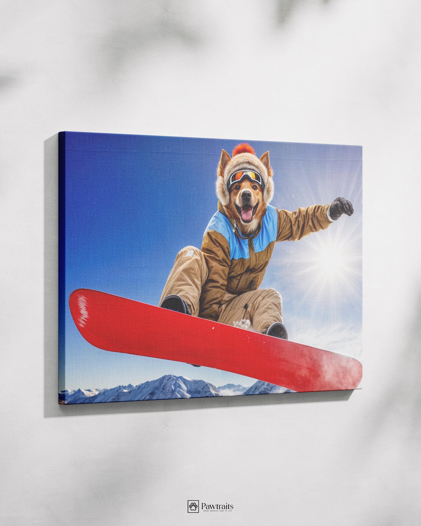 Glacier Glider - Персонализиран портрет на канвас