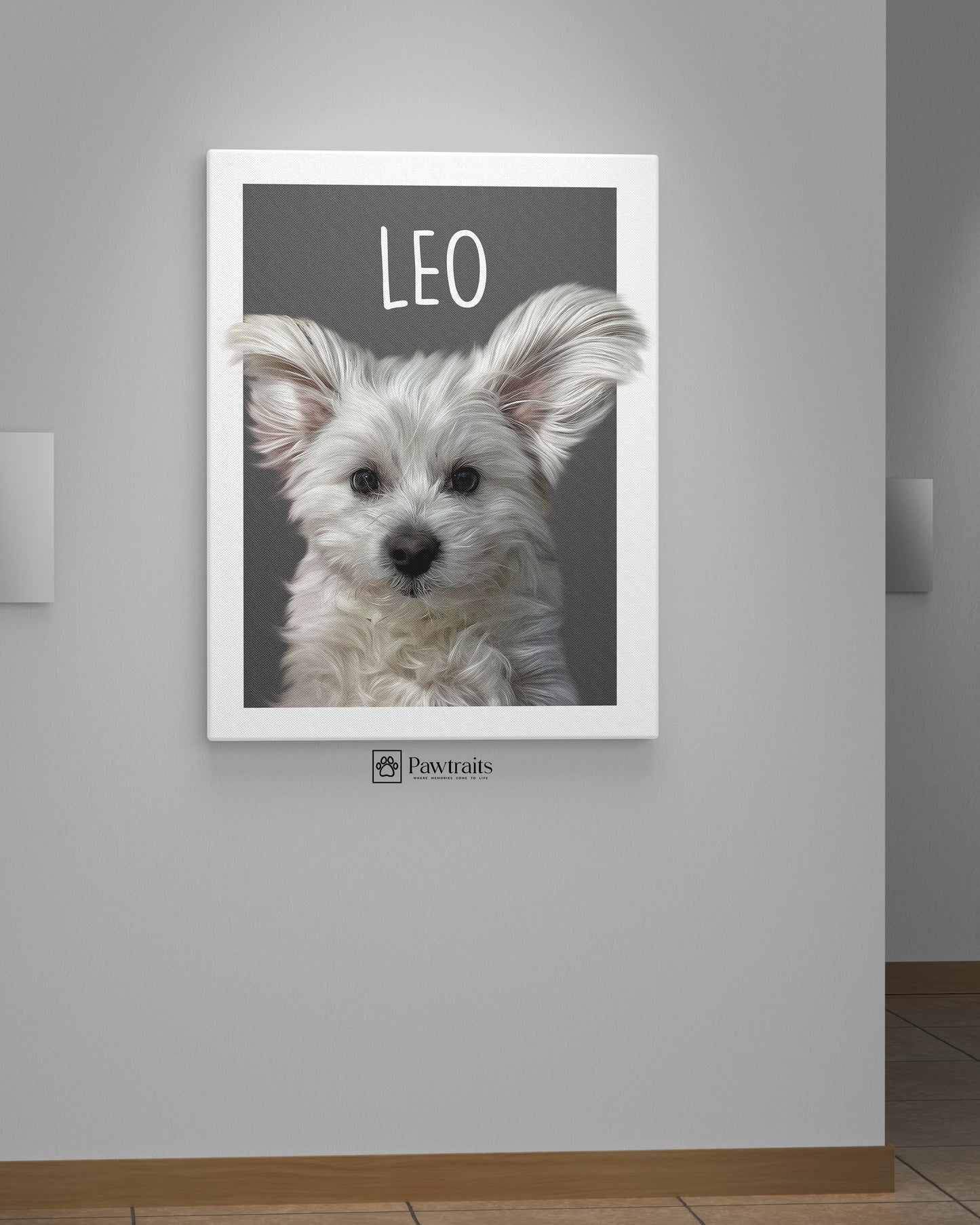 Outside Frame Minimalistic - Персонализиран портрет на канвас