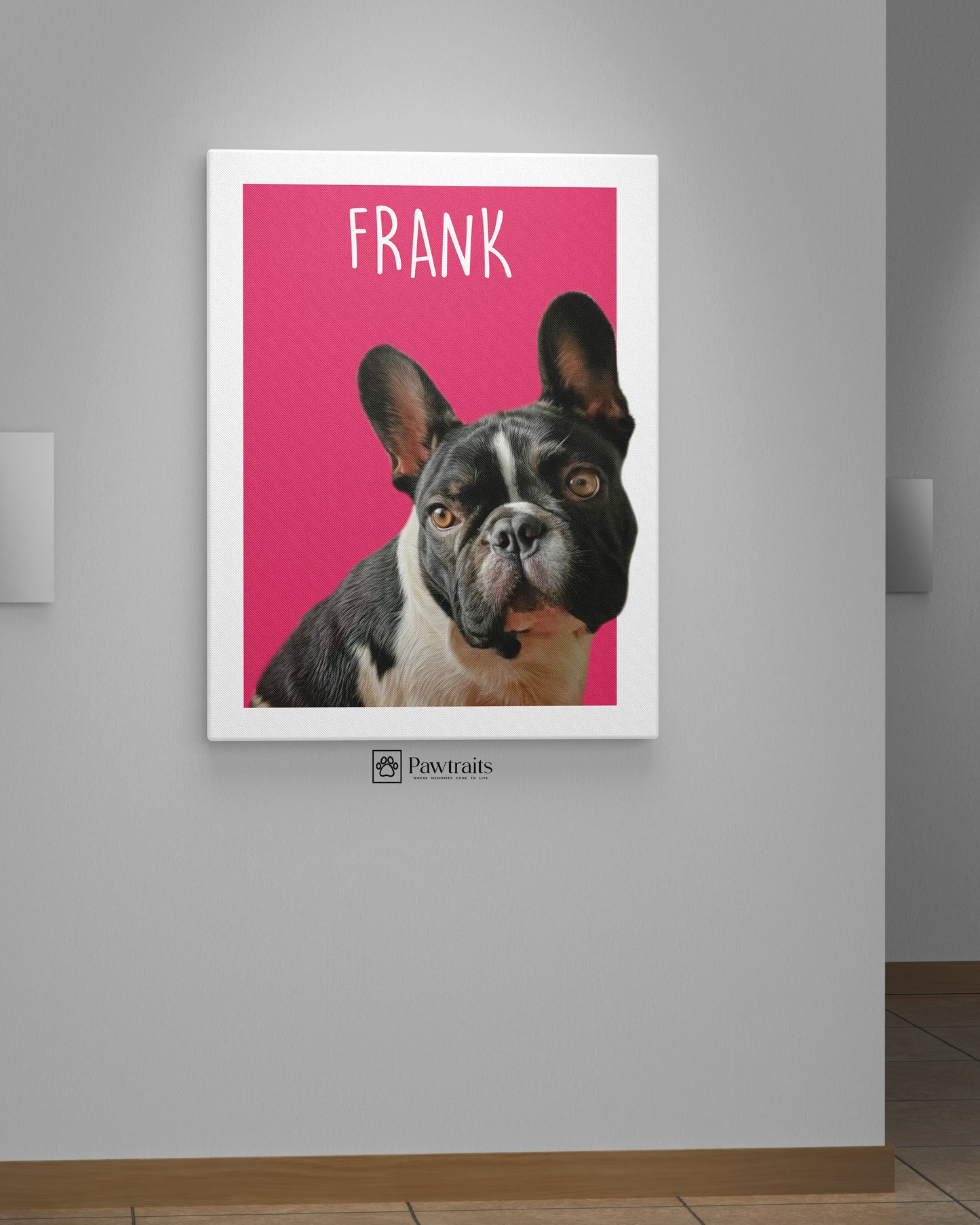 Outside Frame Minimalistic - Персонализиран портрет на канвас