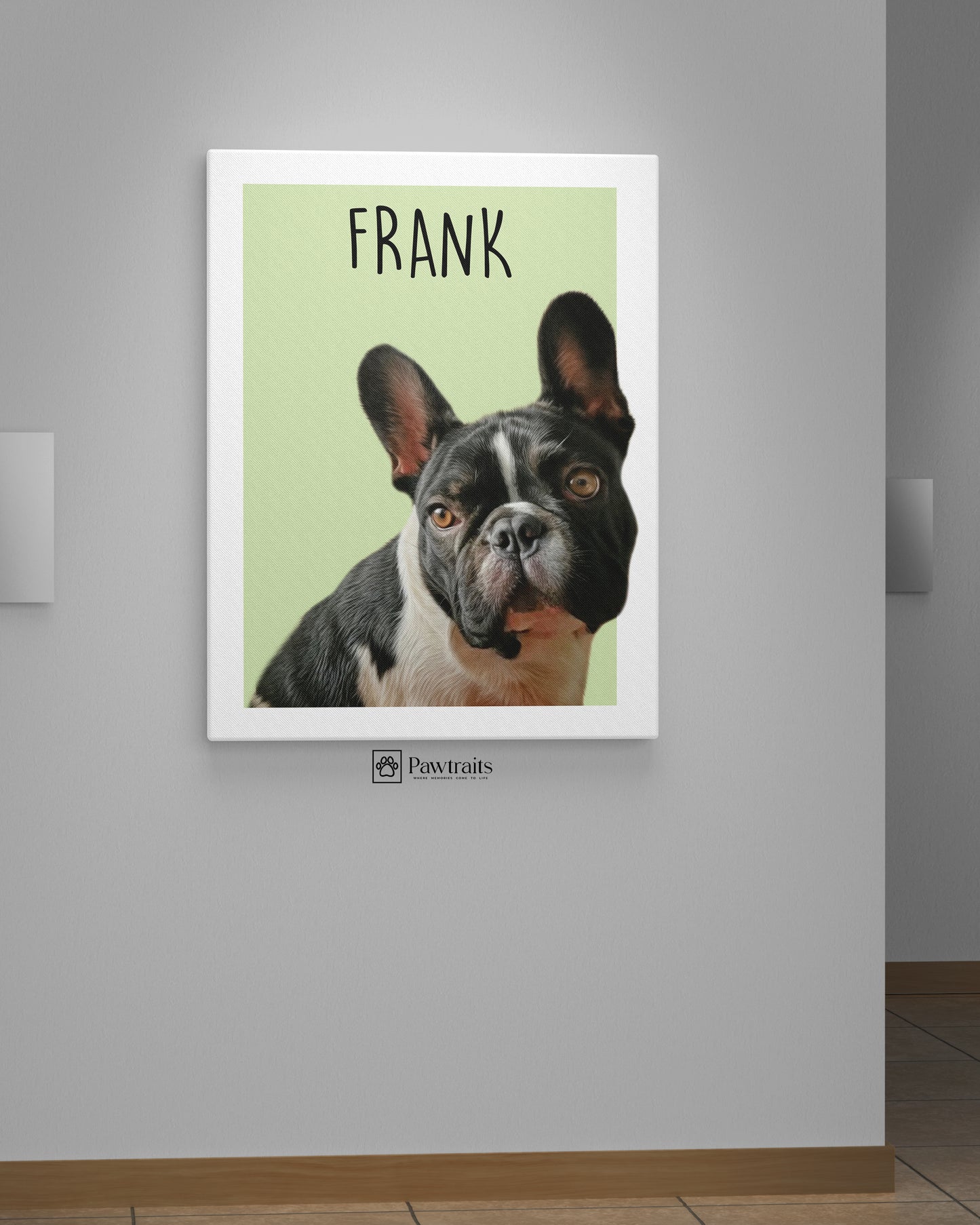 Outside Frame Minimalistic - Персонализиран портрет на канвас