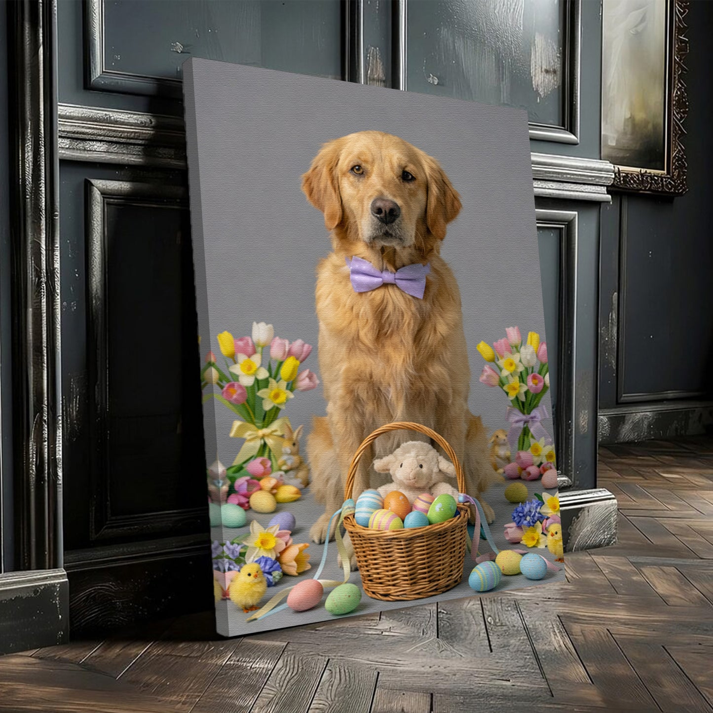 Easter Bloom - Персонализиран портрет на канвас