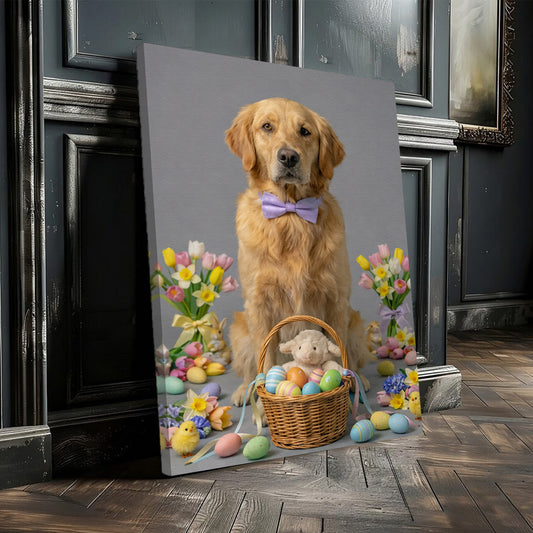 Easter Bloom - Персонализиран портрет на канвас