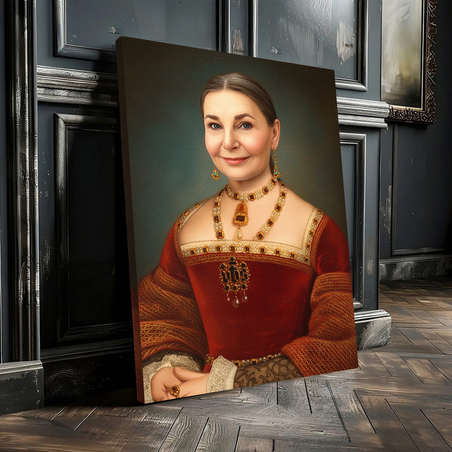 The Imperial Duchess - Персонализиран портрет на канвас за луѓе