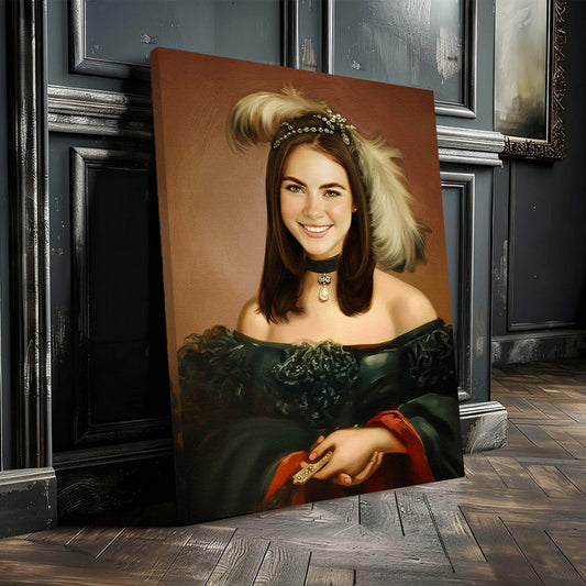 The Enchanted Countess - Персонализиран портрет на канвас за луѓе
