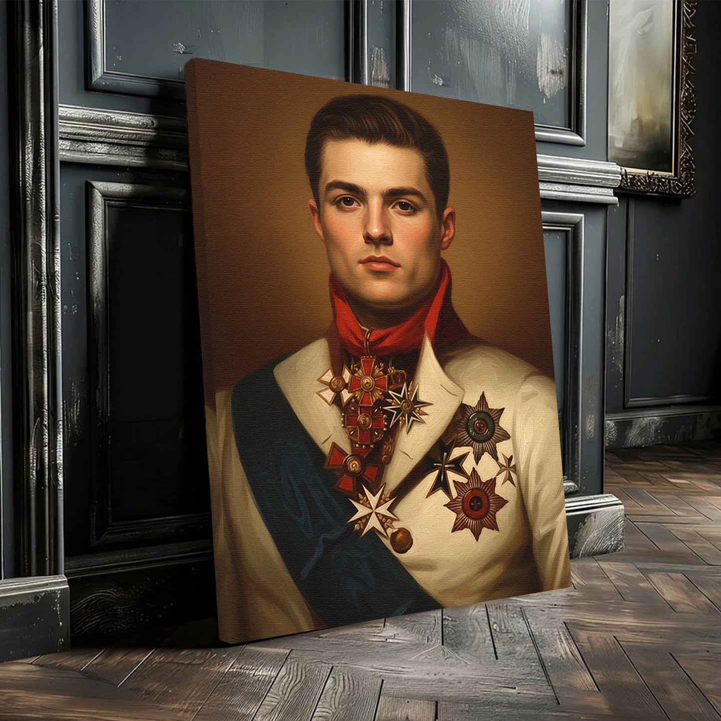 The Noble Heir - Персонализиран портрет на канвас за луѓе