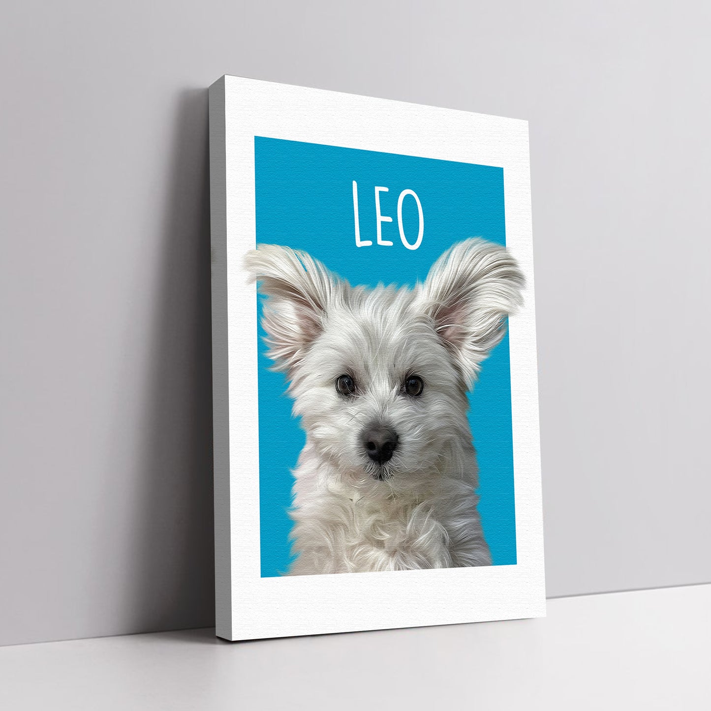 Outside Frame Minimalistic - Персонализиран портрет на канвас