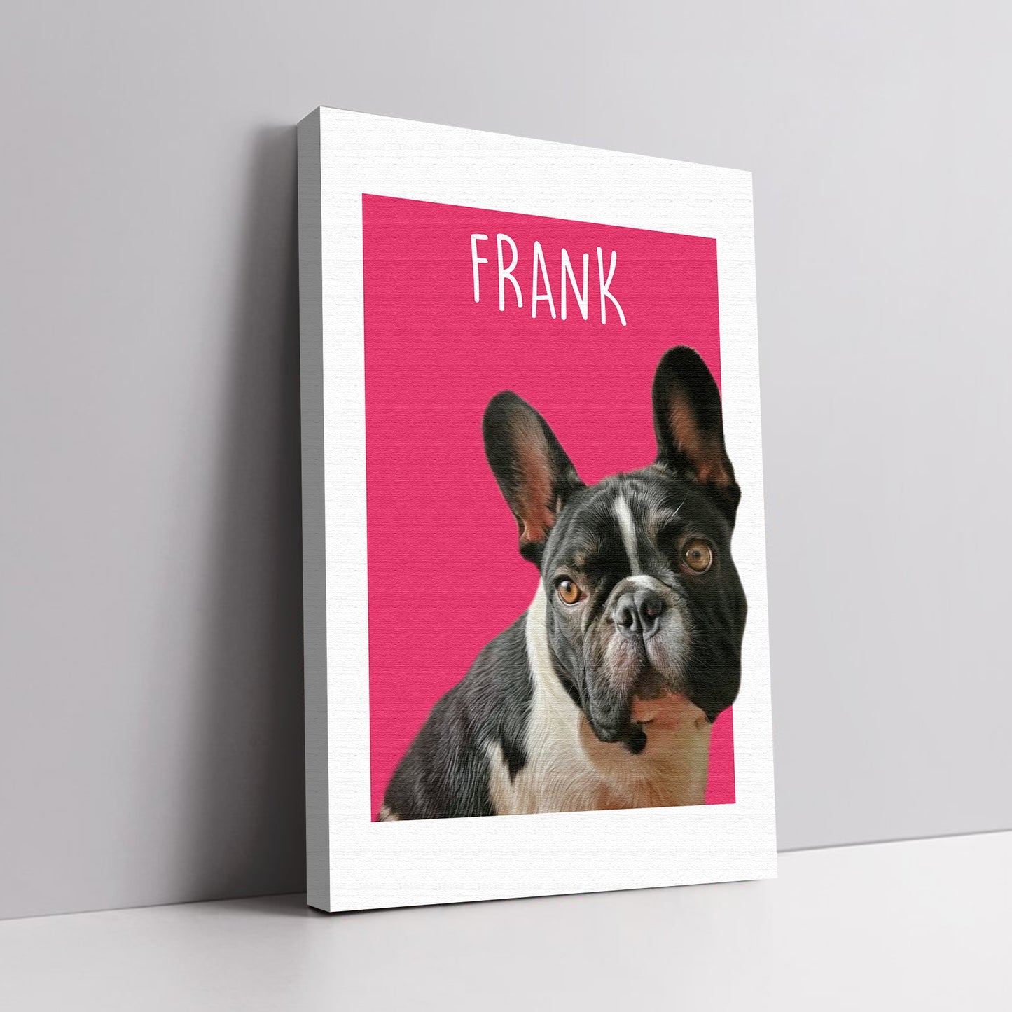 Outside Frame Minimalistic - Персонализиран портрет на канвас