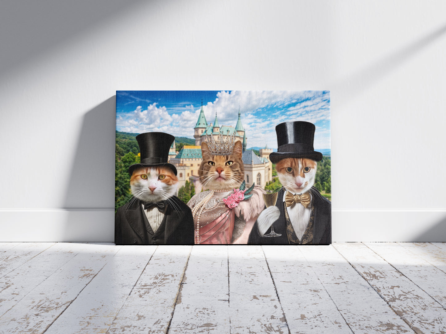 Gentlemens & Their Princess - Персонализиран портрет за миленици