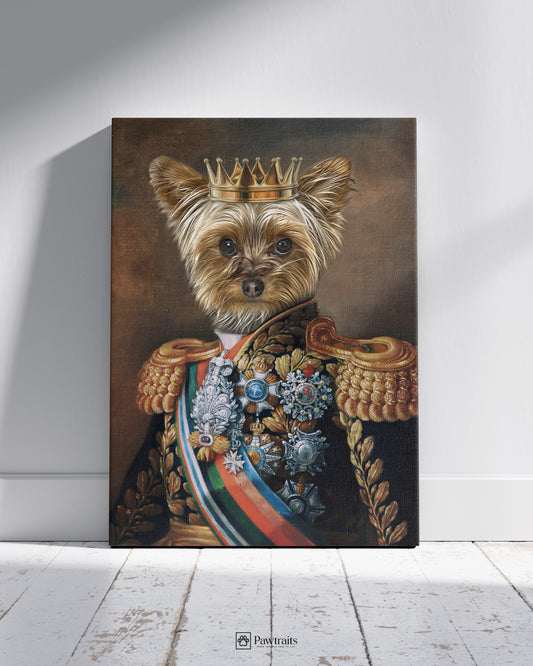 The Noble Commander - Персонализиран портрет на канвас