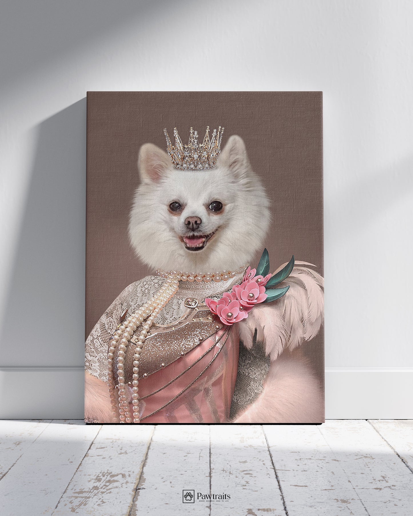 Princess Pearl - Персонализиран портрет на канвас