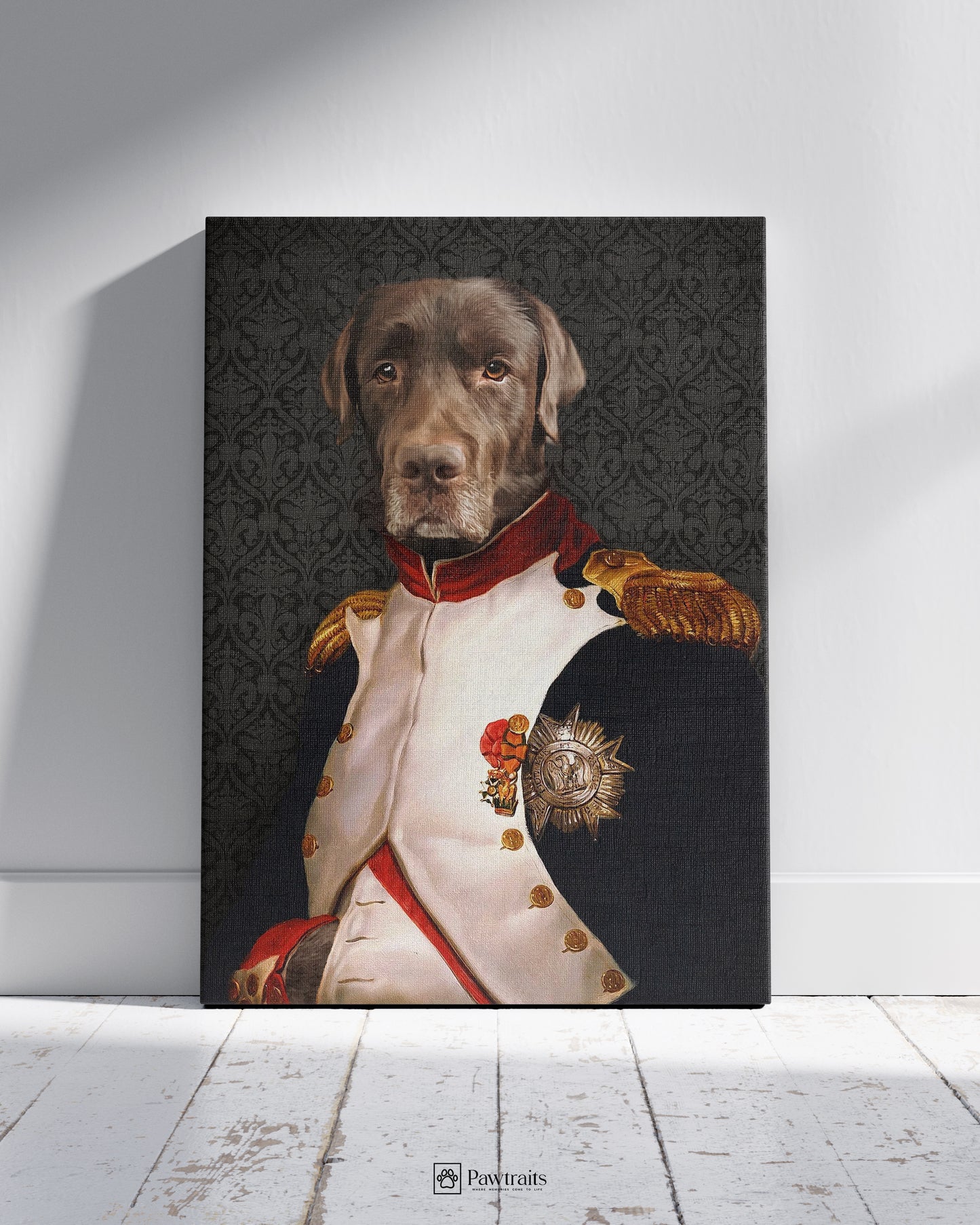 General Barkington - Персонализиран портрет на канвас