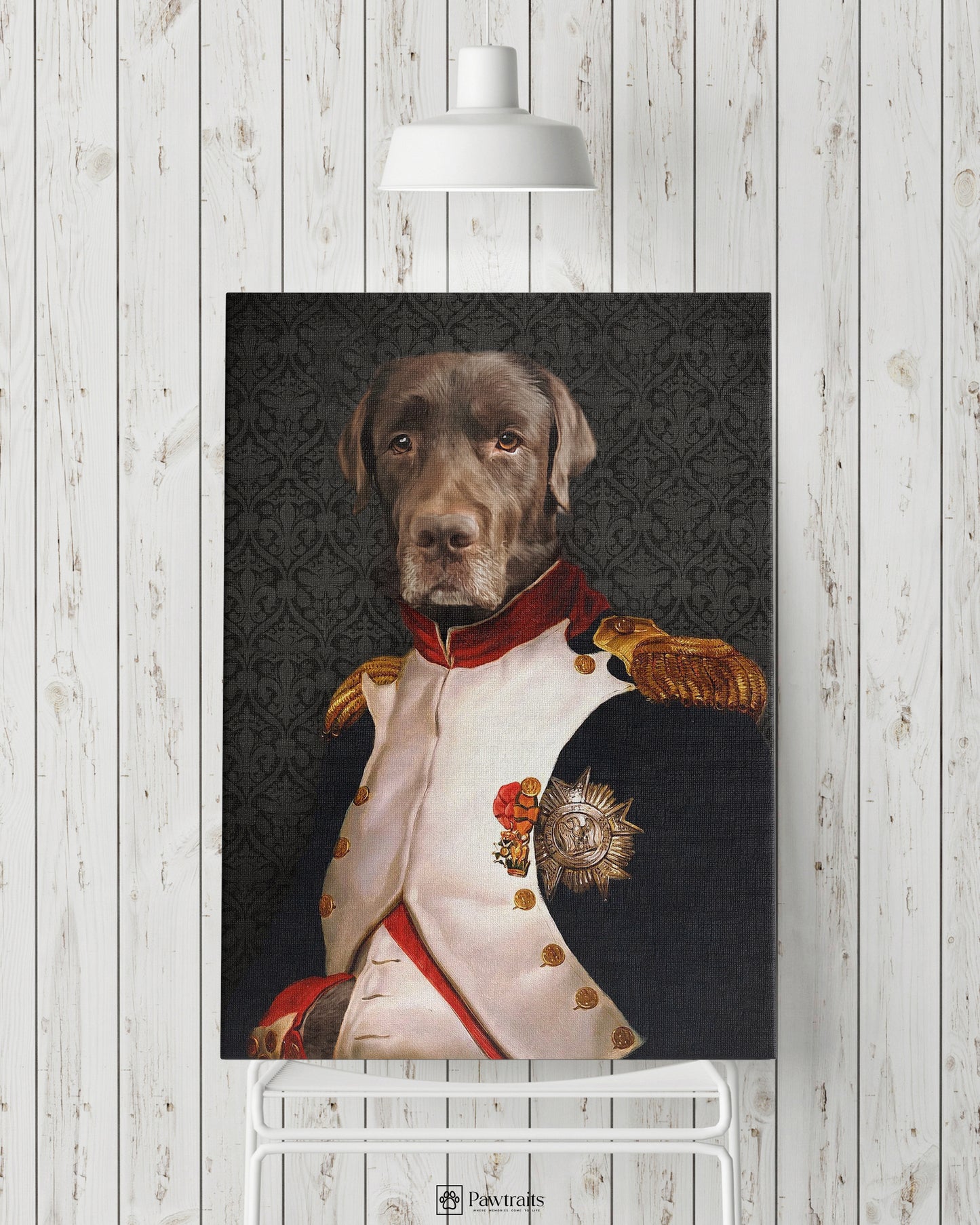 General Barkington - Персонализиран портрет на канвас