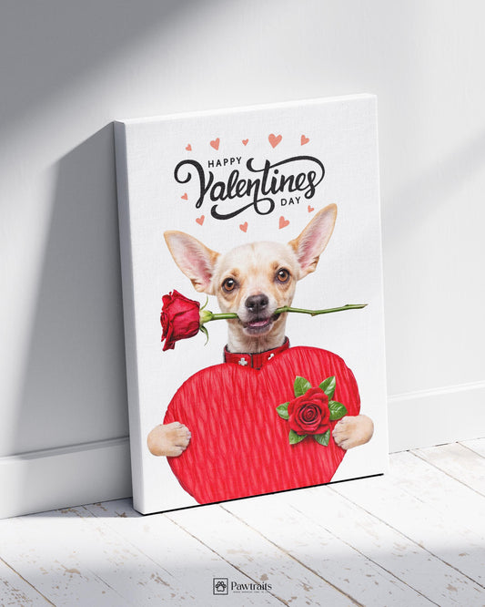 Valentine’s Magic - Персонализиран портрет на канвас